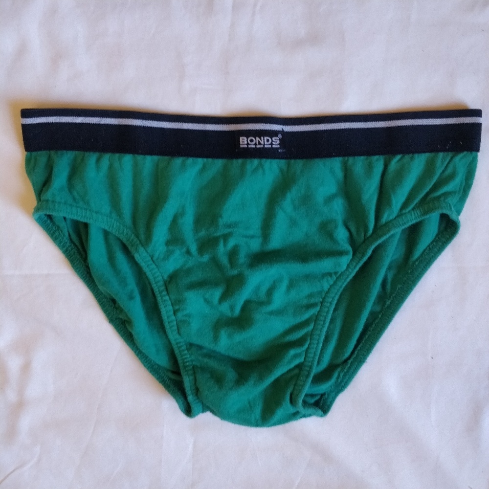 Green Men's Bonds Small Briefs